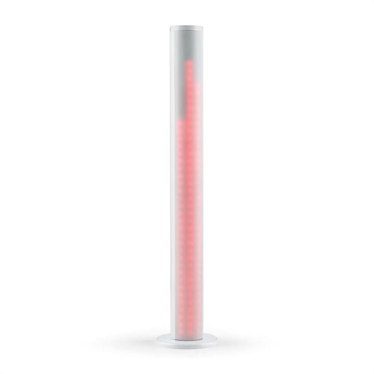 Light Up Tower Speaker 2 x 7 W (RMS) Bluetooth LED USB VHF Telecomando Bianco