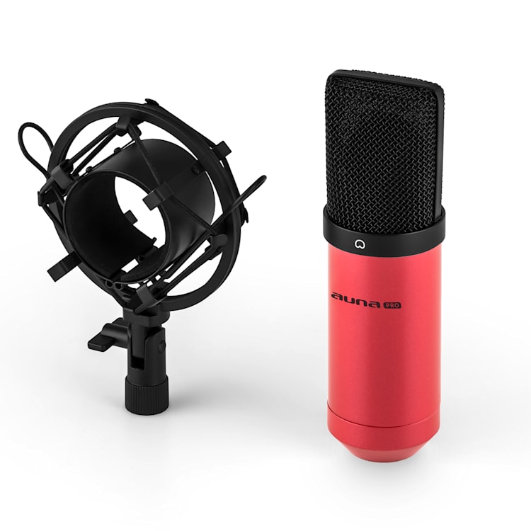 MIC-900-RD USB Condensatore Microfono Rosso Rene Studio Rosso | Nero