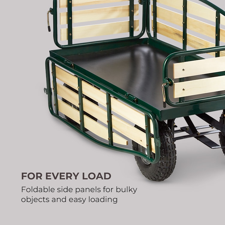 Ventura, ръчна количка, максимално натоварване 300 кг, стомана Тъмнозелено