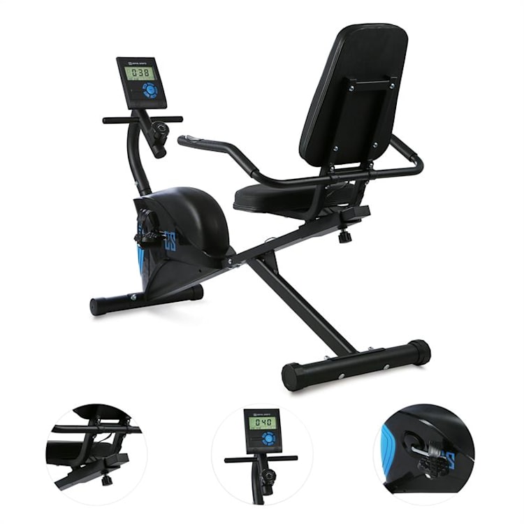 Swizor X Bicicleta Elíptica Ergómetro 4 kg Sensor de Pulsação Preto Preto