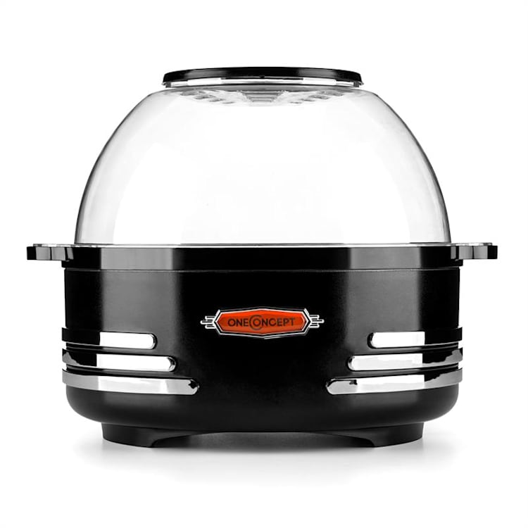 Couchpotato Machine à popcorn Appareil rétro Soirée Home cinéma - noir Noir