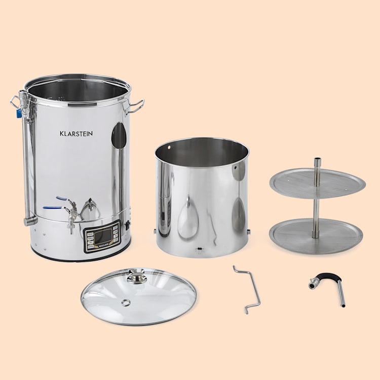 Caldera de maceración Mundschenk, sistema de elaboración de cerveza, 2500 W, 30 l, 9 programas