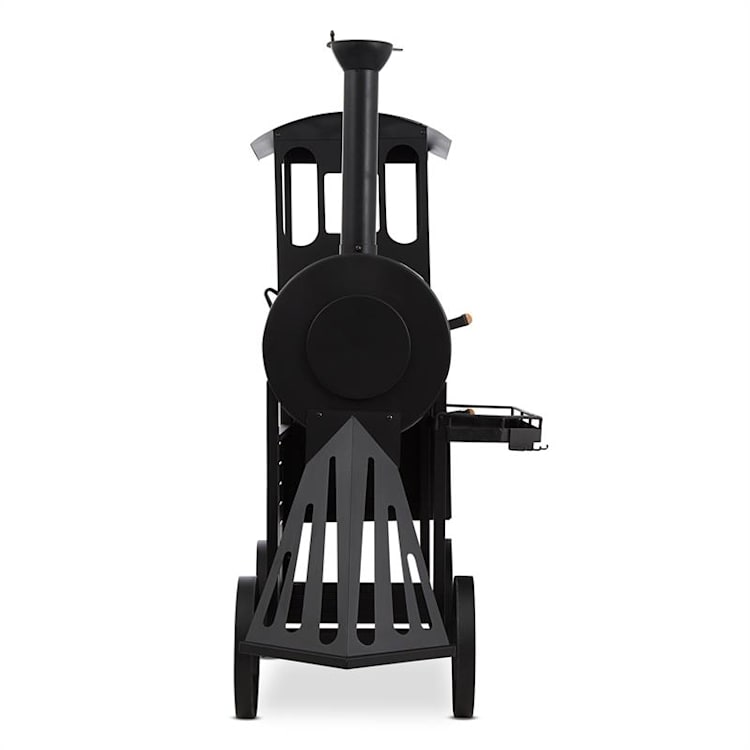 Dampflok Smoker Grill à charbon fumoir sur roues cuve acier 3mm