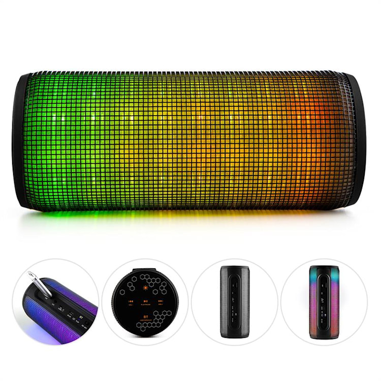 Dazzl pro Wireless Bluetooth 4.0 Altoparlante Effetto LED USB Micro SD