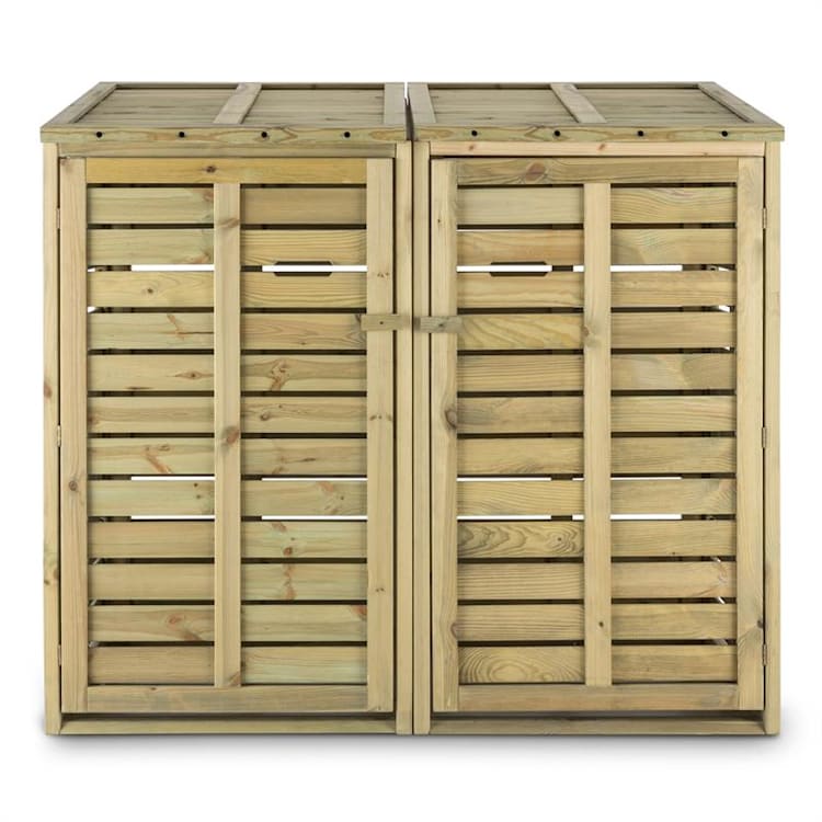 ORDNUNGSHÜTER 2T, KUTIJA ZA KOŠEVE ZA SMEĆE, 145 x 130 x 87 cm (Š x V x D), 2 KOŠA, FSC - BOR