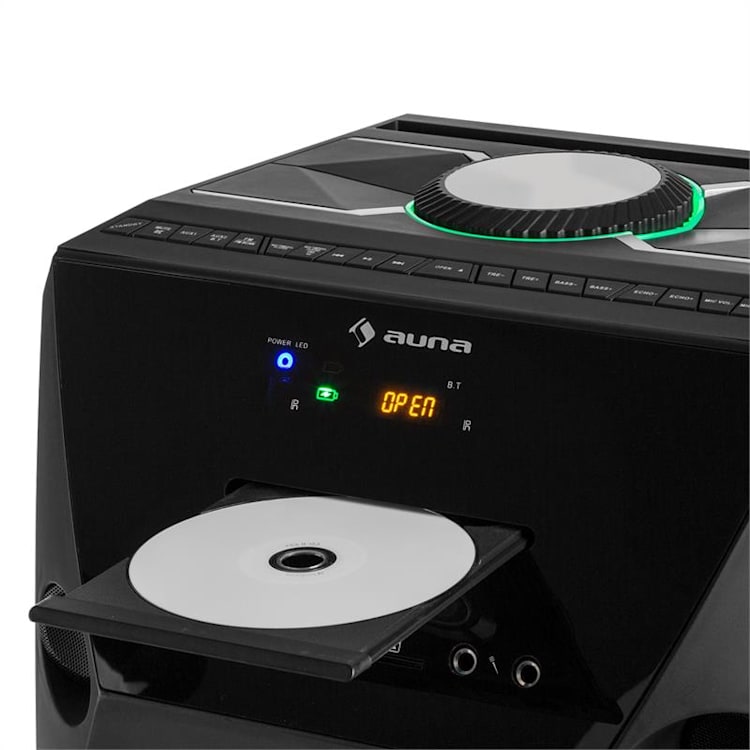 Brooklyn Beat Altoparlante per Feste Mobile 100W Bluetooth USB SD CD VHF
