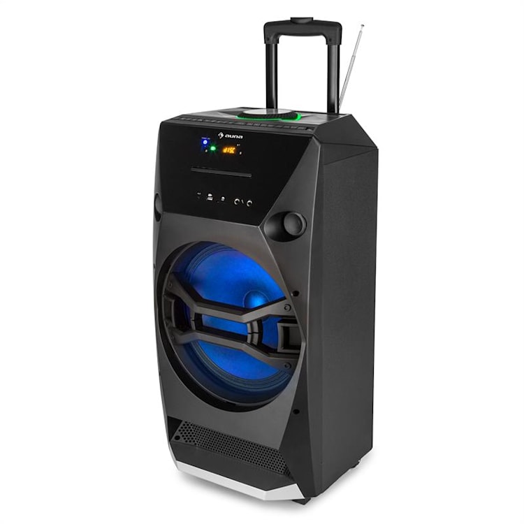 Brooklyn Beat Altoparlante per Feste Mobile 100W Bluetooth USB SD CD VHF