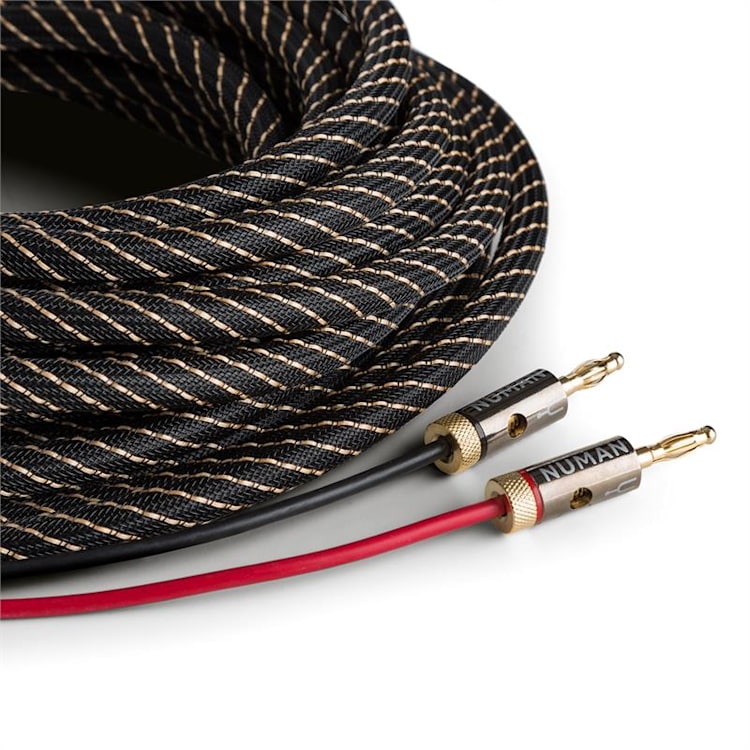 Câble pour enceinte HiFi - OFC Cuivre 2 x 3,5mm² 10m Gaine textile
