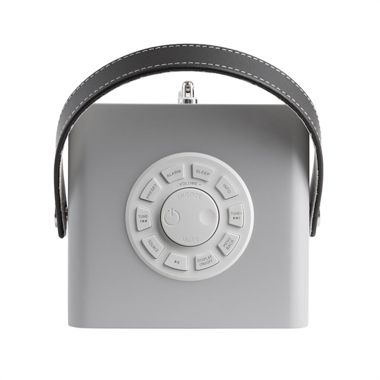 Mini Two design internetradio WiFi DLNA bluetooth DAB/DAB+ UKW - grijs Geen accu | Grijs