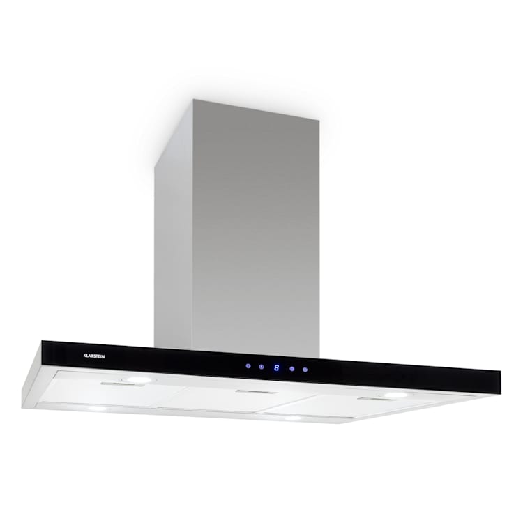 Madonna Exaustor 90 cm de 500 m³/ h Design ilha Preto