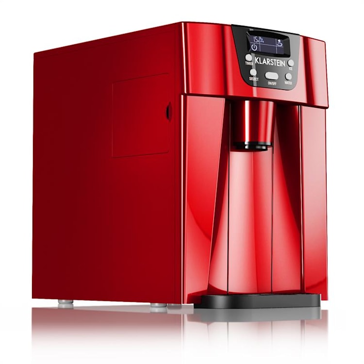 Ice Volcano 2G Kostkarka do lodu LED | 12 kg na 24 h | 2 l | 6-10 min czerwona Czerwony