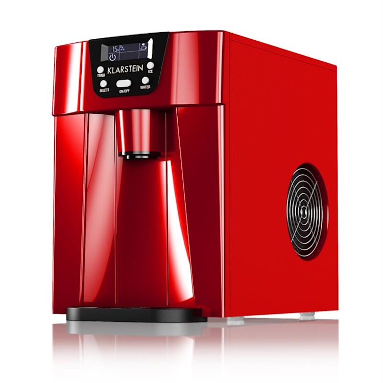 Ice Volcano 2G Kostkarka do lodu LED | 12 kg na 24 h | 2 l | 6-10 min czerwona Czerwony
