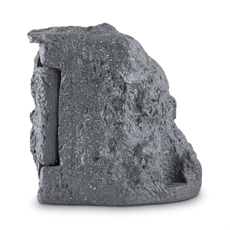 Power Rock Gartensteckdose 4-fach Verteiler 5m Steckdosenstein Fels 5 m Kabel | Grau