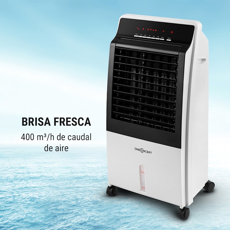 CTR 1 Climatizador evaporativo 4 en 1 con ventilador 65 W Mando a distancia Portátil Blanco Blanco
