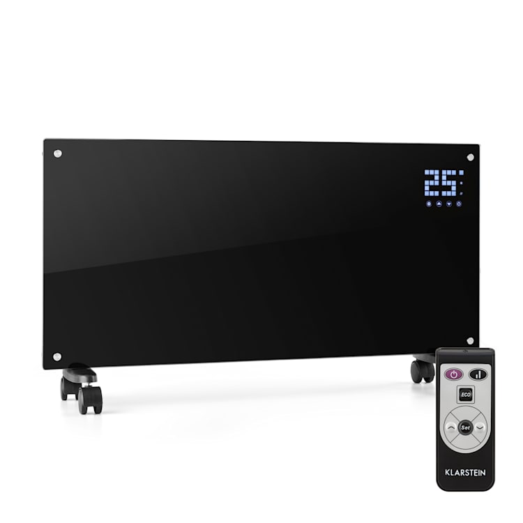 Bornholm Konvektions-Heizgerät 2000W Timer 2 Heizstufen ECO-Modus Schwarz