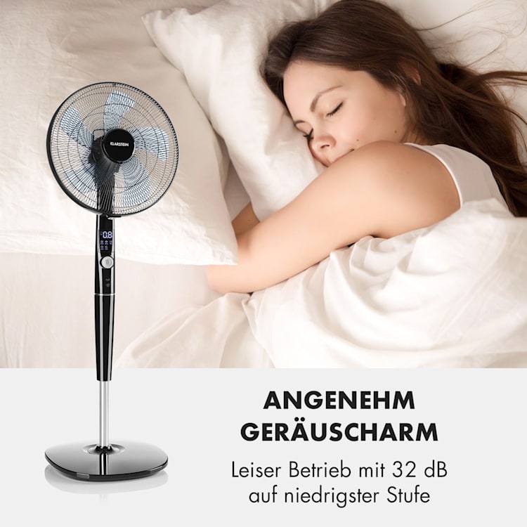 Silent Storm Standventilator 16"(41cm) 5-Blatt 32 dB min.25,8W schwarz Schwarz