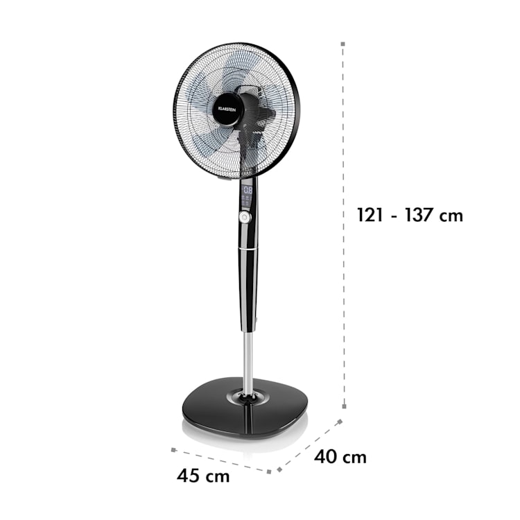 Silent Storm Standventilator 16"(41cm) 5-Blatt 32 dB min.25,8W schwarz Schwarz