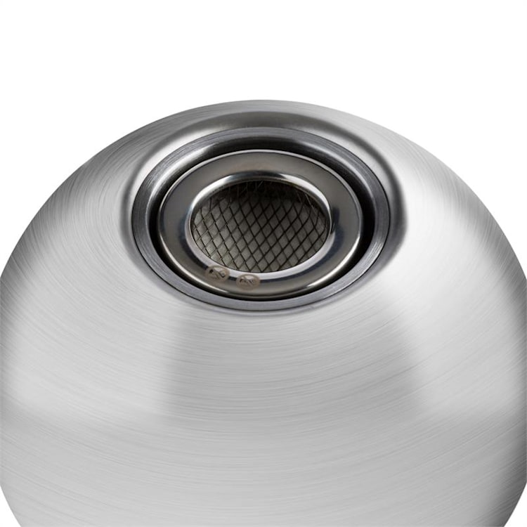 Supernova Edelstahl Feuerkugel Tischfeuer Bio-Ethanol silber