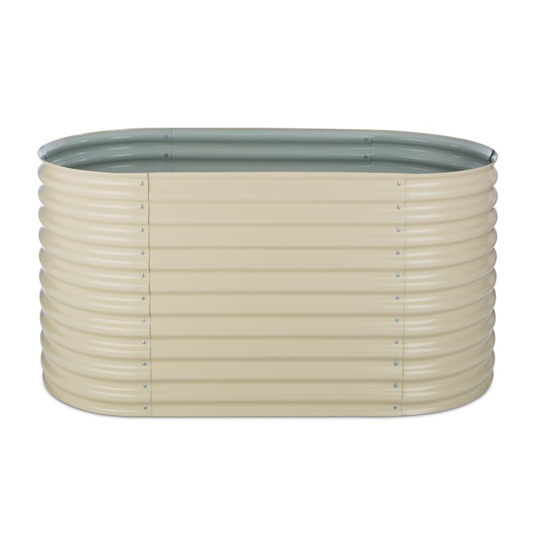 High Grow Fioriera Rialzata 1,6m Rivestimento zinco-alluminio beige 1,6 m | Sabbia