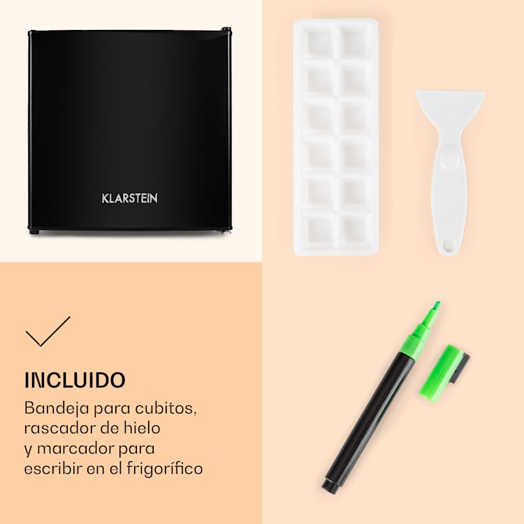 Frigorífico Spitzbergen Aca 46 litros, congelador 4 litros, 1 estante 40 L | Negro