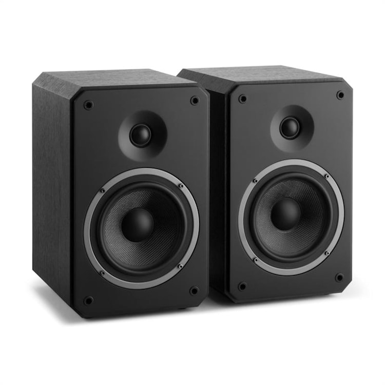 Octavox 702 MKII – Paire d'enceintes d'étagère à 2 voies - noir Noir