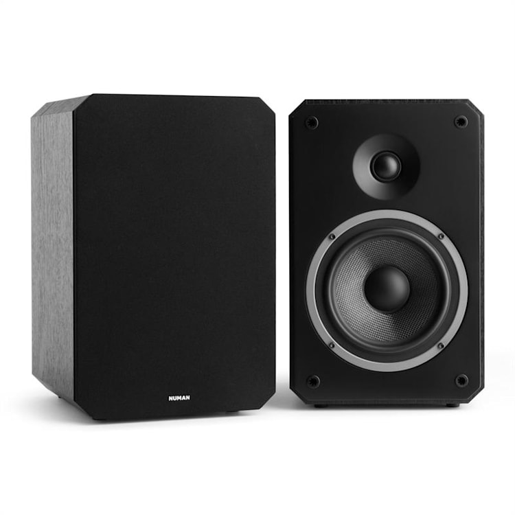 Octavox 702 MKII – Paire d'enceintes d'étagère à 2 voies - noir Noir