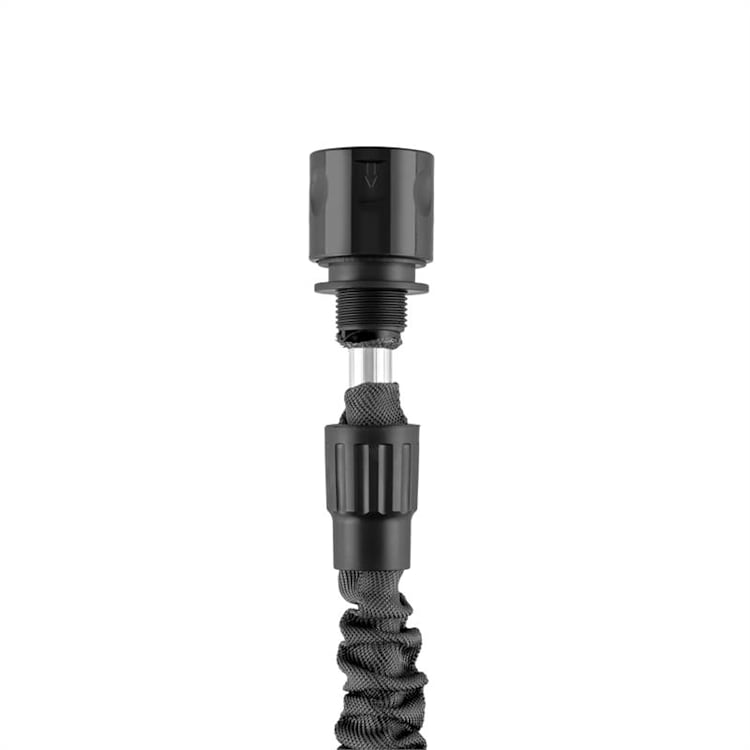 Water Wizard 30 flexibler Gartenschlauch 8 Funktionen 30 m schwarz 30 m | Schwarz