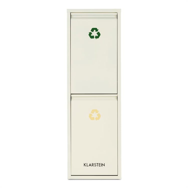 Ordnungshütter 2, 30 l, krémovo-béžová, box na triedený odpad, 2 x 15 l 30 litrov