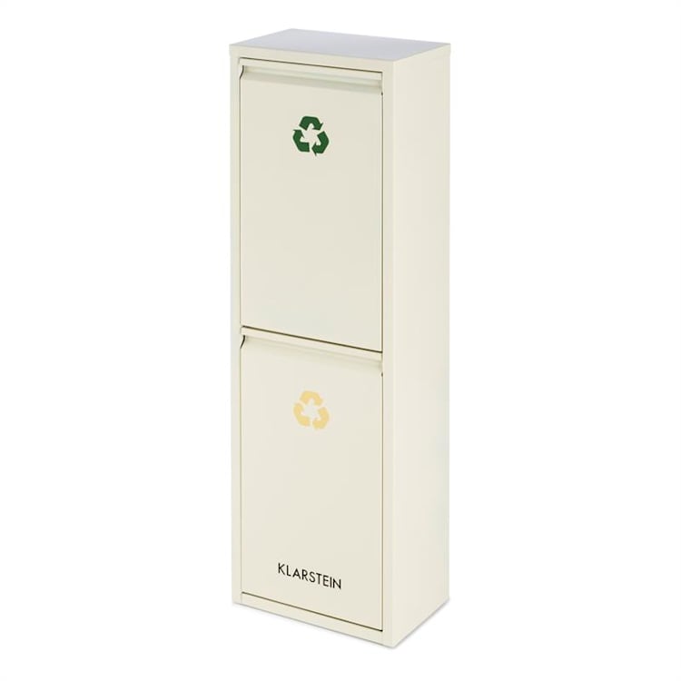 Ordnungshütter 2, 30 l, krémovo-béžová, box na triedený odpad, 2 x 15 l 30 litrov