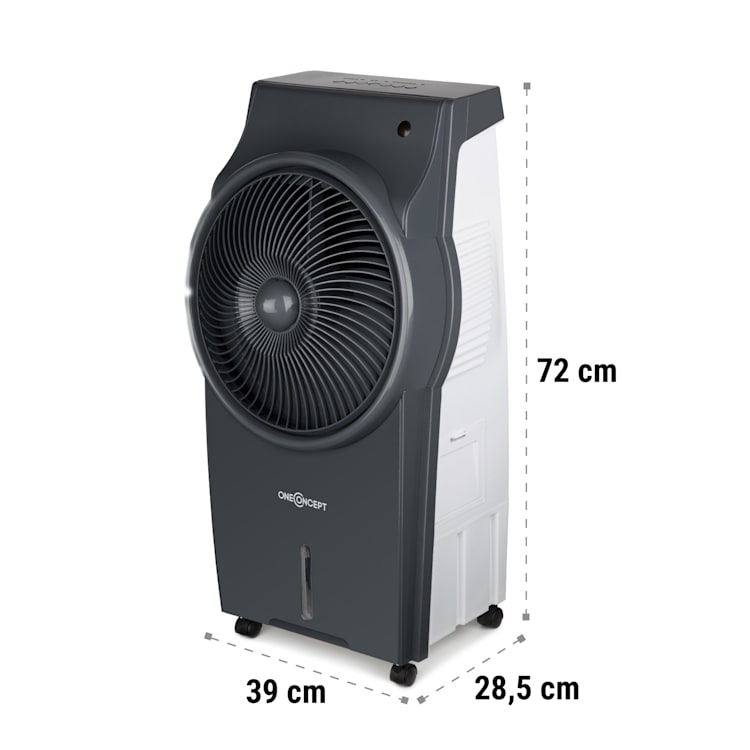 Kingcool, ochladzovač vzduchu, klimatický prístroj, ventilátor, ionizátor, šedý Šedá