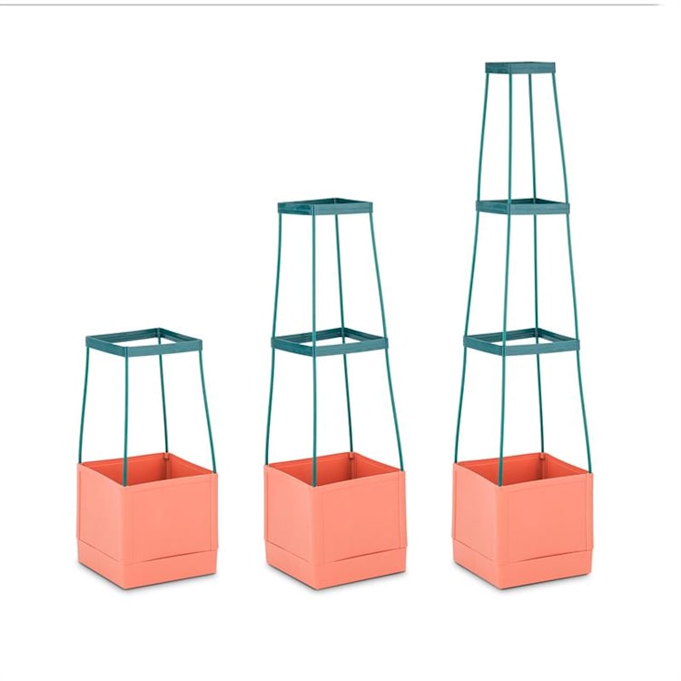 Tomato Tower cvjetnjak za paradajz set dva komada 25x150x25cm mrežica za pričvršćivanje PP