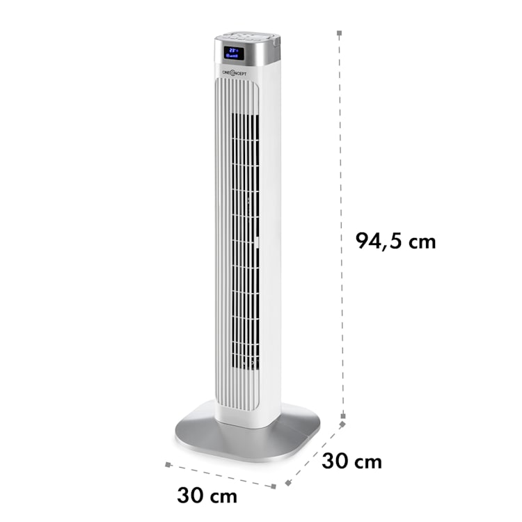 Hightower 2G Säulenventilator 42W 1.807 m³/h LED-Display Fernbedienung