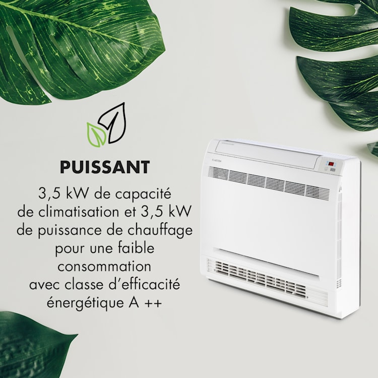 Ground Control 12 Inverter Split Climatiseur 12000 BTU classe A++ -bla