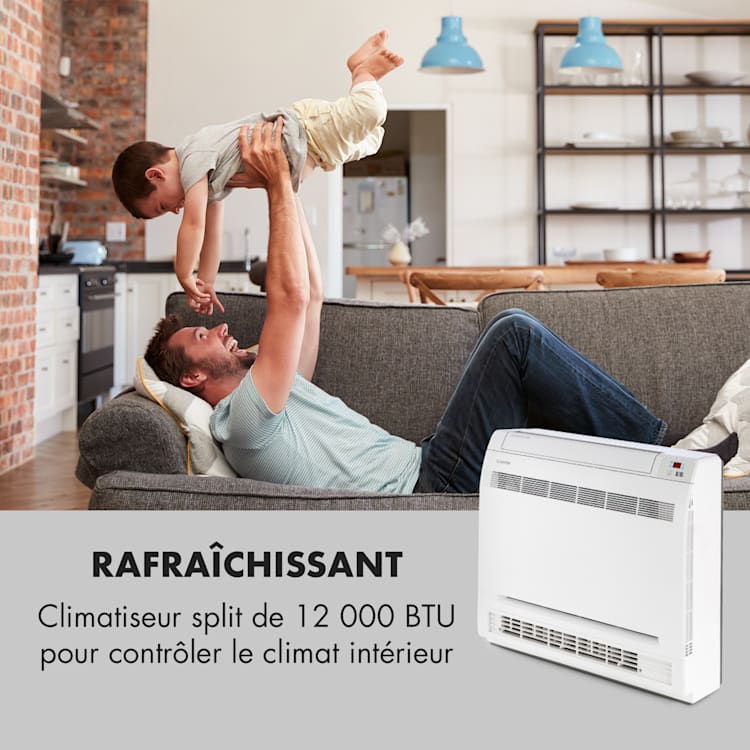 Ground Control 12 Inverter Split Climatiseur 12000 BTU classe A++ -bla