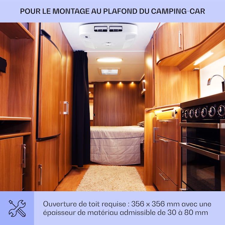 Klimamobil Climatiseur pour caravane Climatiseur Chauffage réversible 16-30 °C