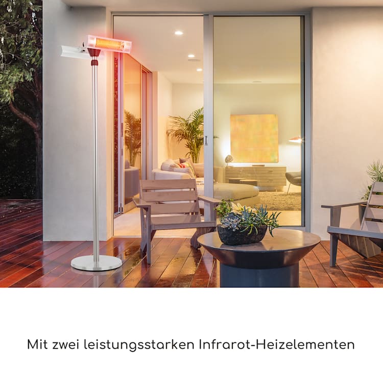 Heat Guard Pro Stand-Heizstrahler IR ComfortHeat 3000W Fernbedienung