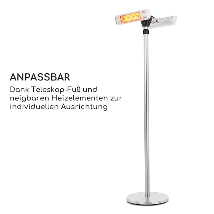 Heat Guard Pro Stand-Heizstrahler IR ComfortHeat 3000W Fernbedienung