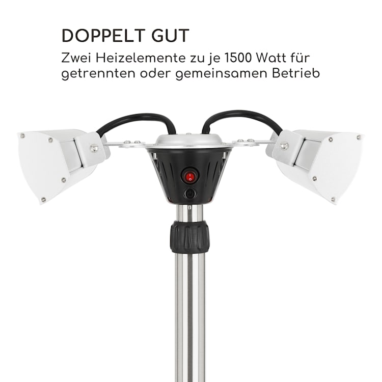 Heat Guard Pro Stand-Heizstrahler IR ComfortHeat 3000W Fernbedienung