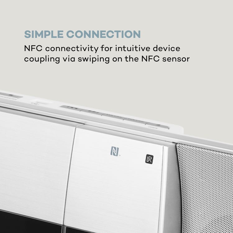 Impianto stereo verticale V-20 DAB Bluetooth NFC CD MP3 USB DAB+ & sintonizzatore FM