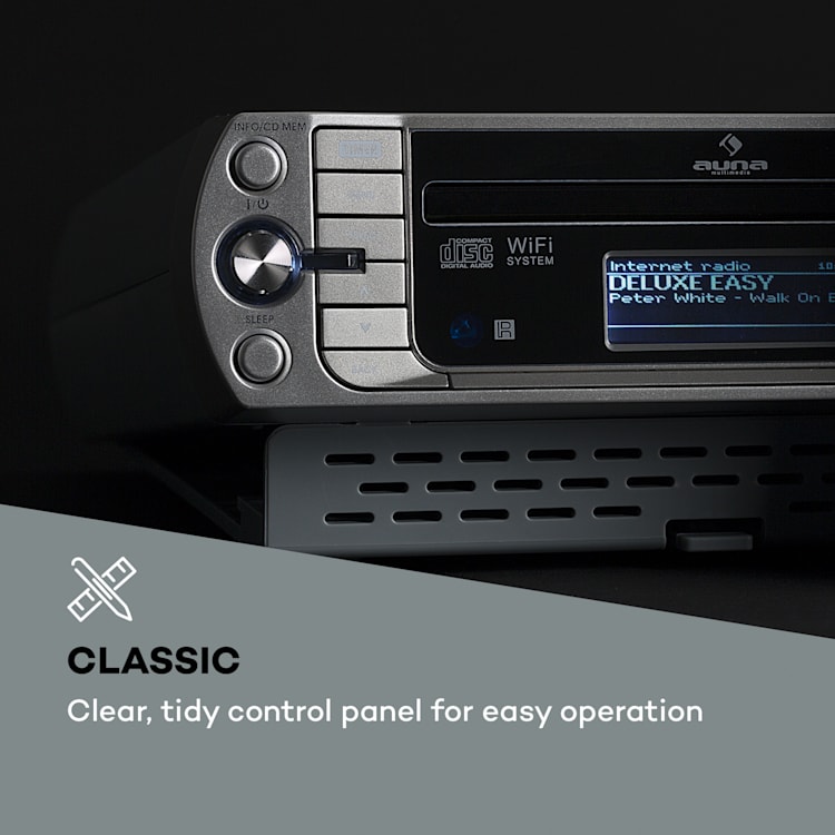 KR-500 CD, kuchenne radio internetowe/PLL FM, WiFi, CD/MP3 odtwarzacz