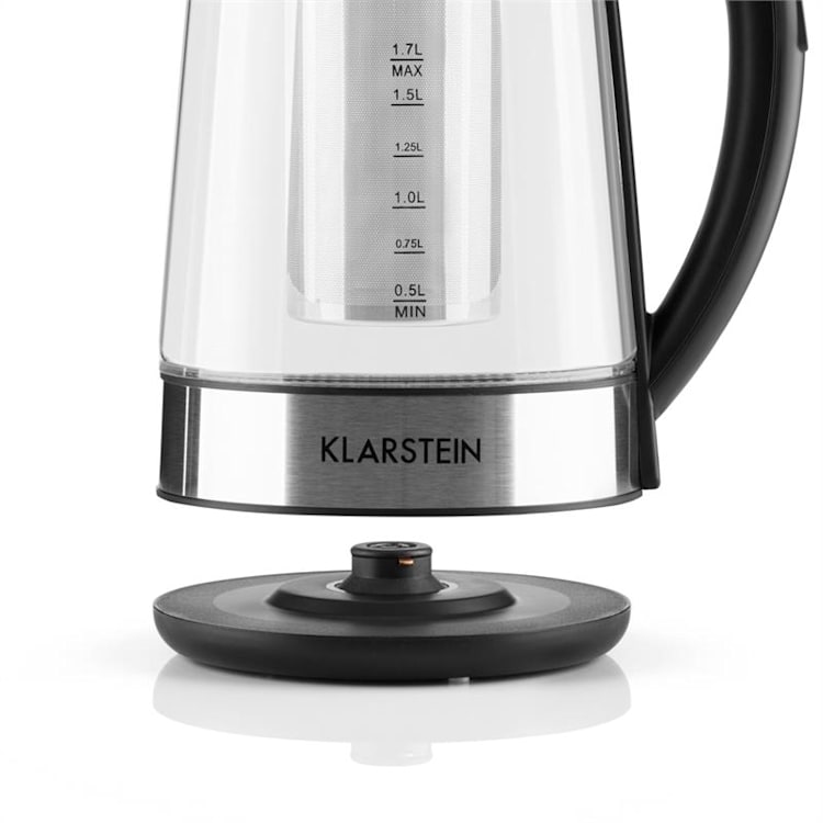 Ostfriese Bollitore 2-in-1 Teiera 1,7L 2200Wl LED Acciaio Inox Vetro