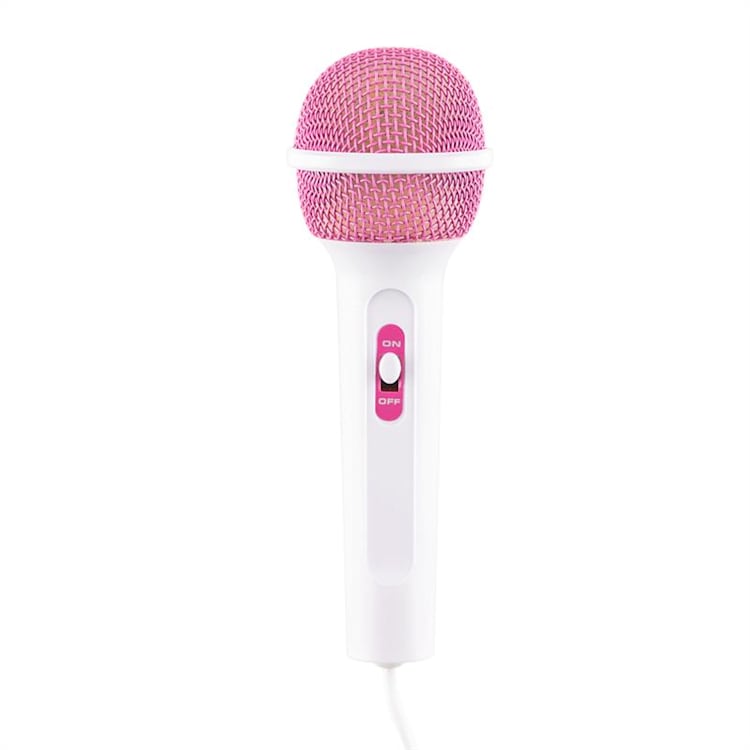 Rockpocket-A PK karaokesysteem CD AUX 2x microfoon accu - wit Wit