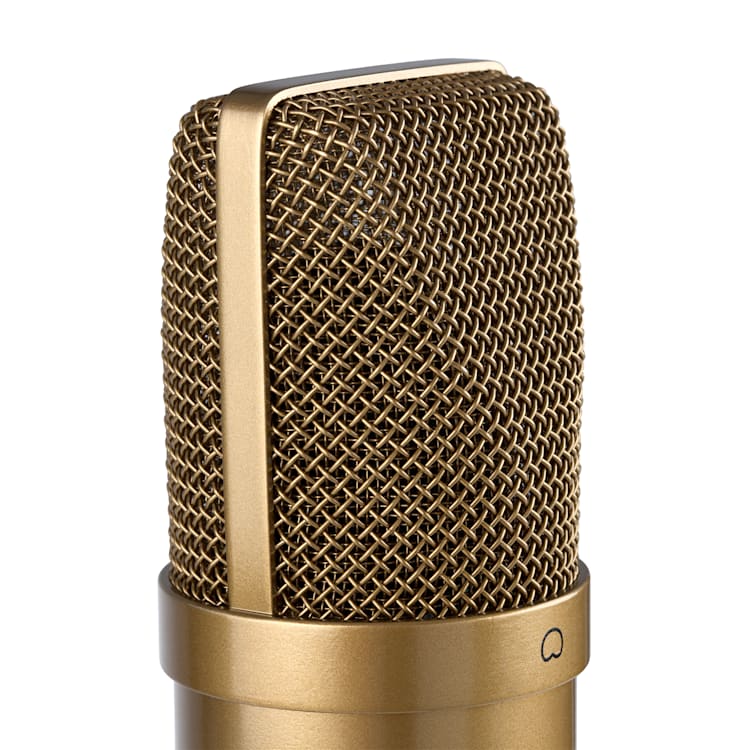 MIC-900G Condensatore-Microfono USB Rene Studio oro Oro | Oro