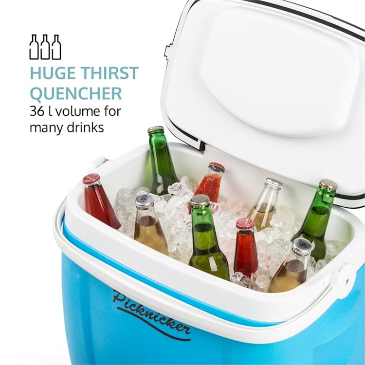 Picknicker Trolley Music Cooler 36l Trolley-Kühlbox BT-Lautsprecher Blau
