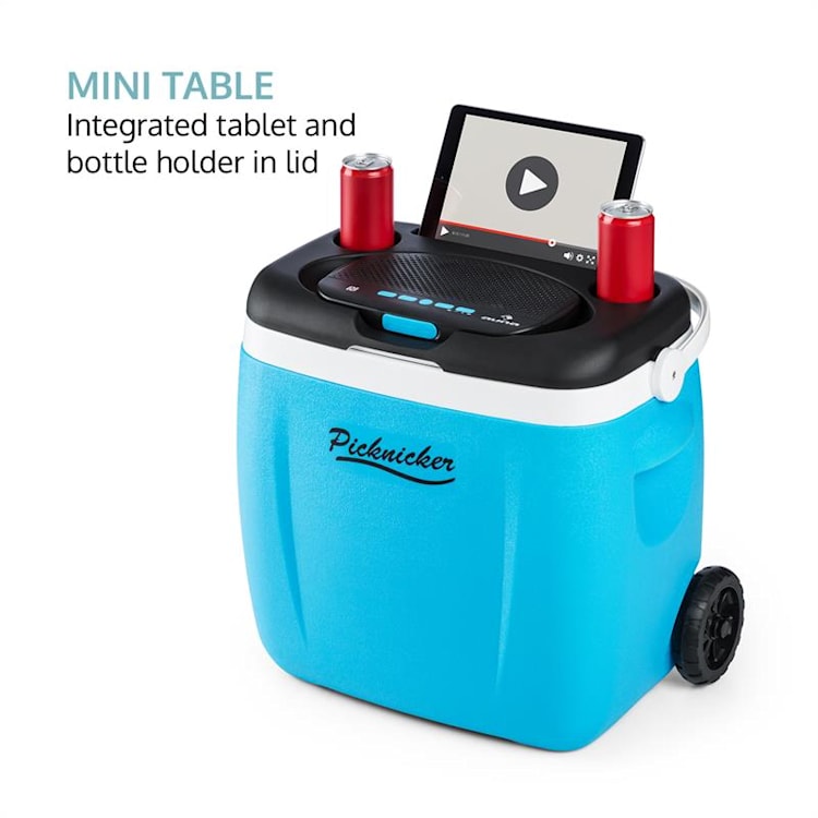Picknicker Trolley Music Cooler 36l Trolley-Kühlbox BT-Lautsprecher Blau
