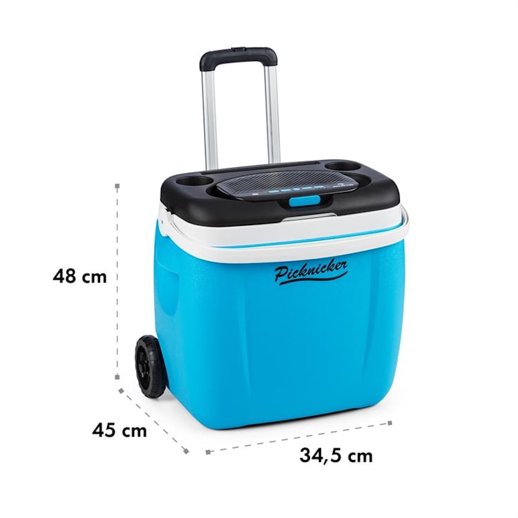Picknicker Trolley Music Cooler 36l Trolley-Kühlbox BT-Lautsprecher Blau