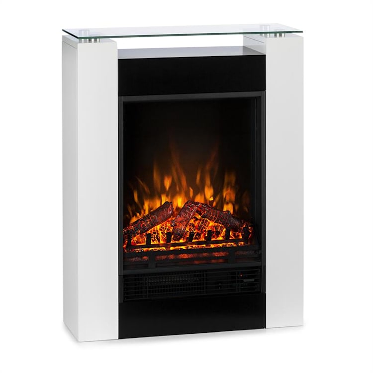 Studio 5 Camino elettrico 900/1800 W Telecomando Bianco