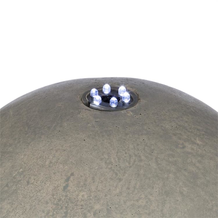 Trafalgar, fontanna ogrodowa, 1,5 m, LED, włókno szklano-cementowe, 4,5 kg, tufa