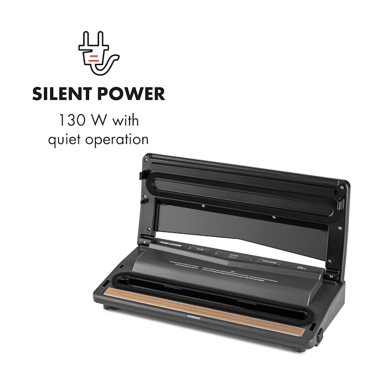 FoodLocker Slim, vákuová zváračka, 130W, dvojitý zvar Antracit
