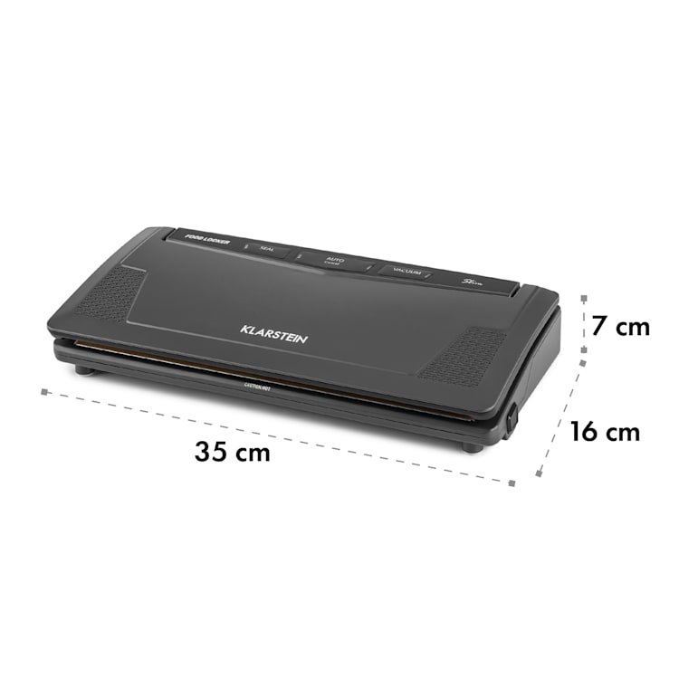 FoodLocker Slim, vákuová zváračka, 130W, dvojitý zvar Antracit